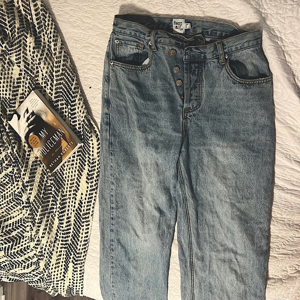 Princess Polly Asymmetrical Jeans